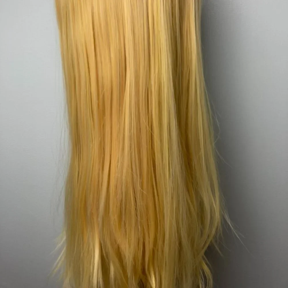 Yellow Wig Straight Lace Wig